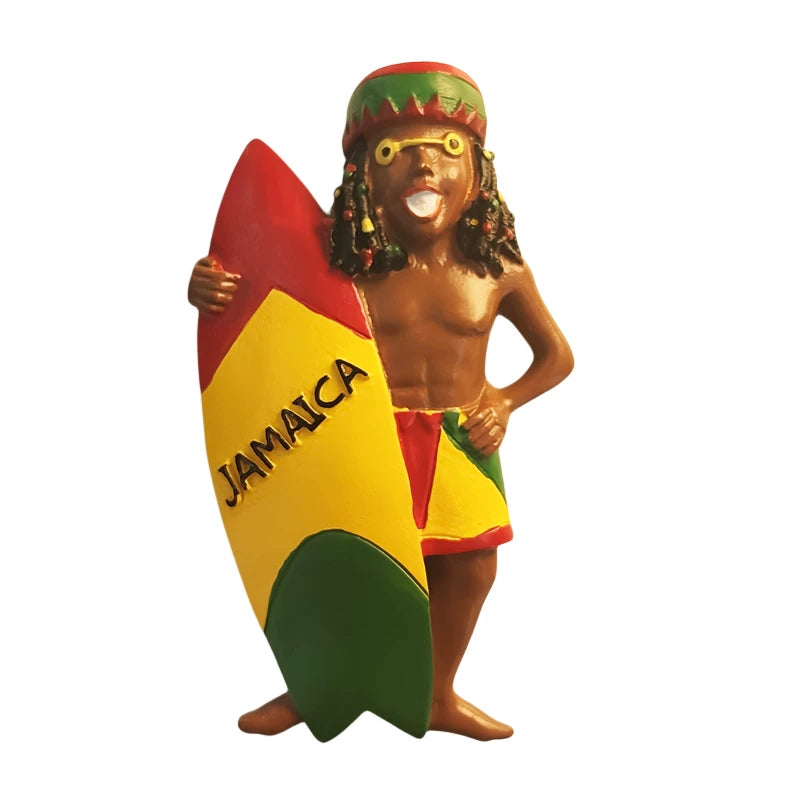 Jamaica Beach Spirit Fridge Magnet