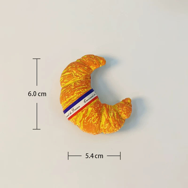 France Croissant Fridge Magnet