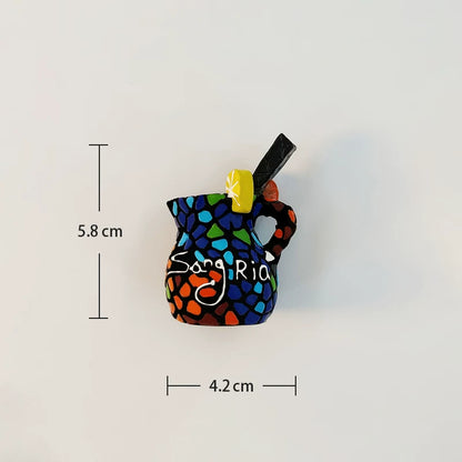Spain Sangria Pitcher Fridge Magnet