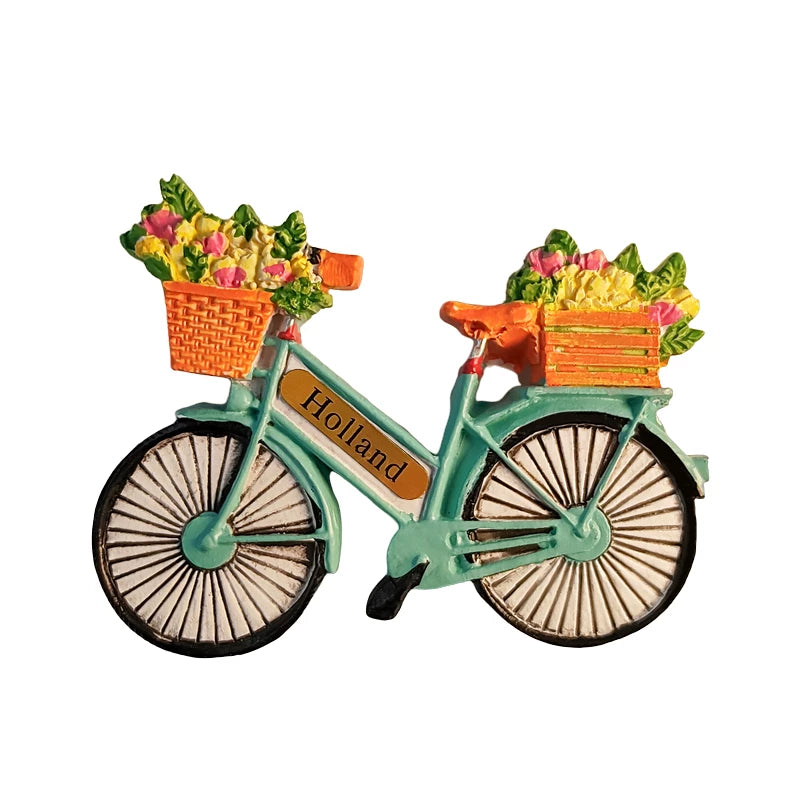 Holland Bicycle Fridge Magnet (Netherlands)