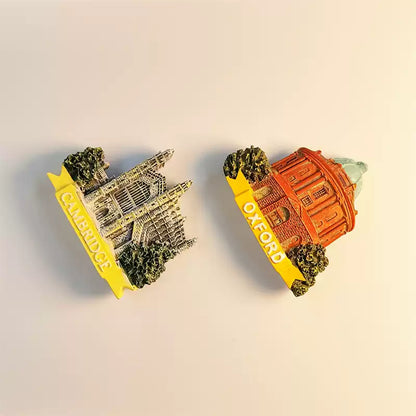 Oxbridge College Fridge Magnet — Cambridge or Oxford