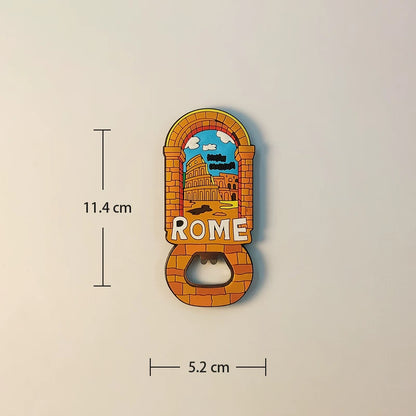 Italy Landmark Bottle Opener Fridge Magnet