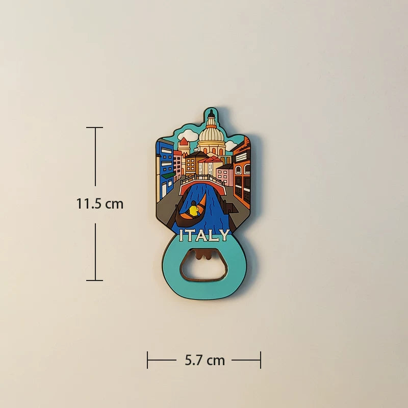 Italy Landmark Bottle Opener Fridge Magnet