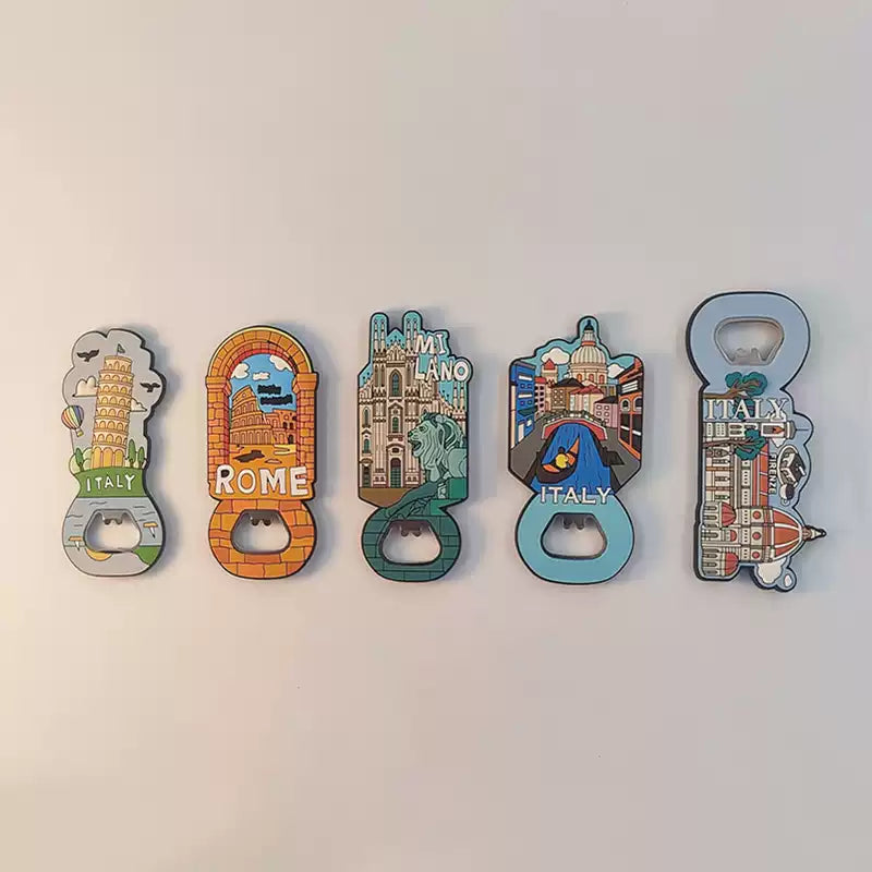 Italy Landmark Bottle Opener Fridge Magnet