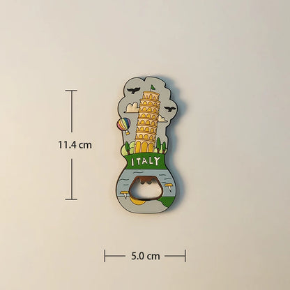 Italy Landmark Bottle Opener Fridge Magnet