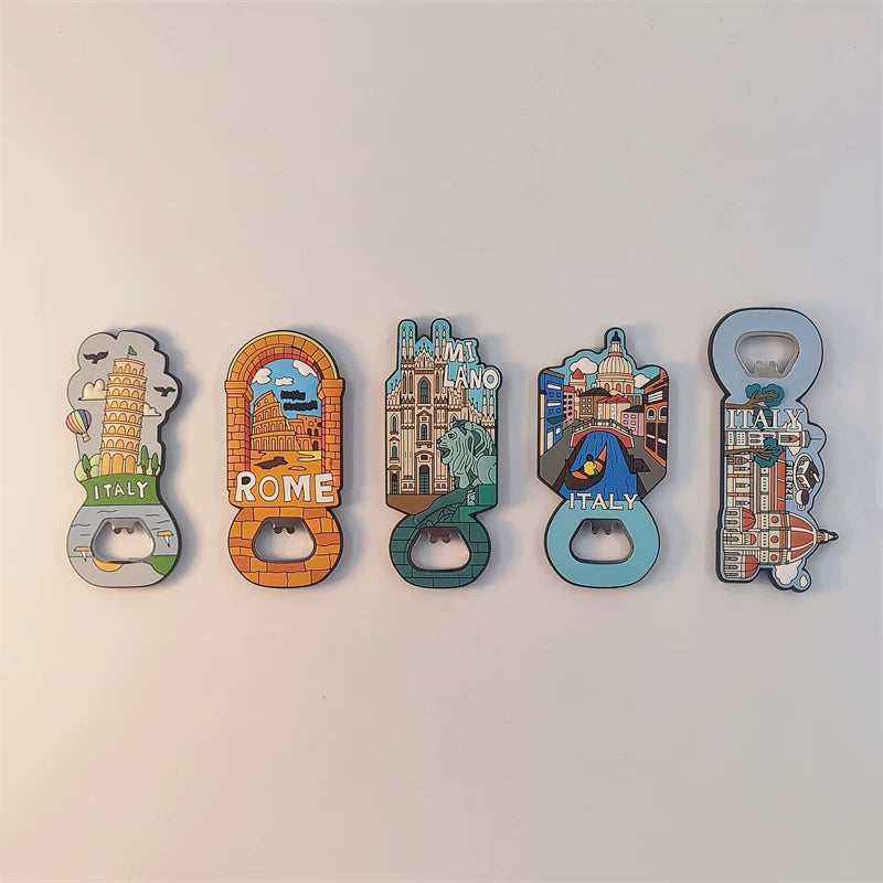 Italy Landmark Bottle Opener Fridge Magnet
