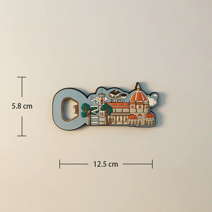 Italy Landmark Bottle Opener Fridge Magnet