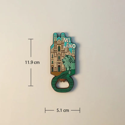 Italy Landmark Bottle Opener Fridge Magnet