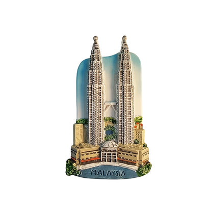 Malaysia Petronas Twin Towers Fridge Magnet