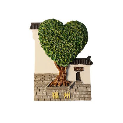 Fuzhou Three Lanes Seven Alleys Fridge Magnet (China)