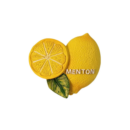Menton Lemon Classic Fridge Magnet (France)