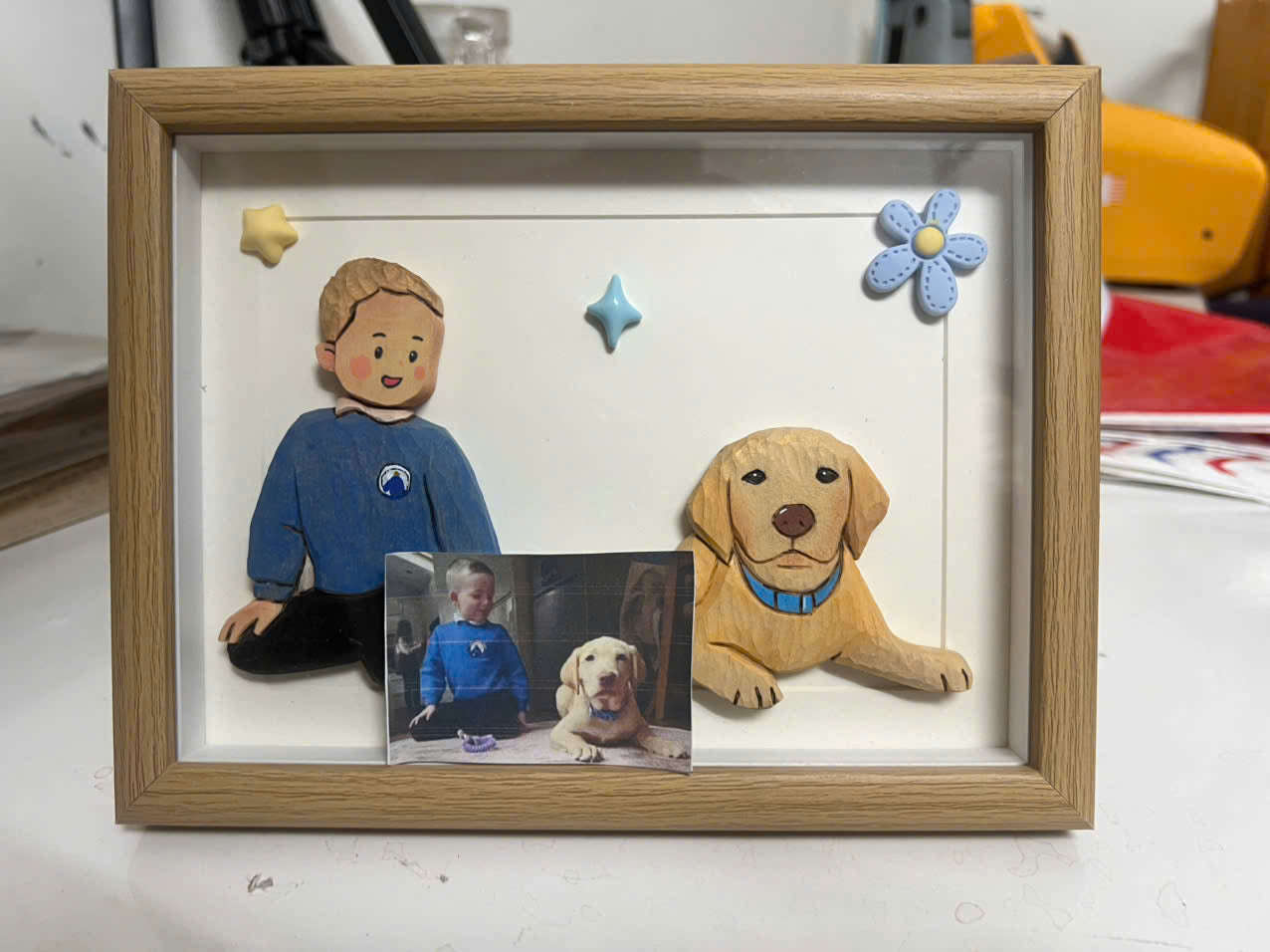 Custom Wedding & Family Portrait Shadow Box